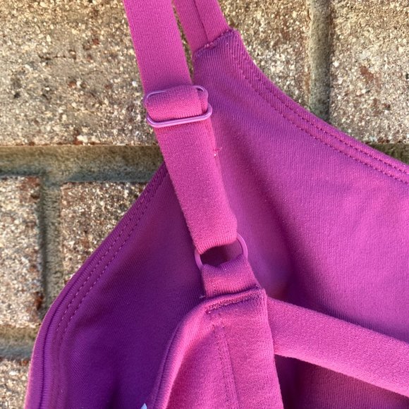 PRANA Purple Activewear Tank Top Built in Bra - Picture 4 of 7